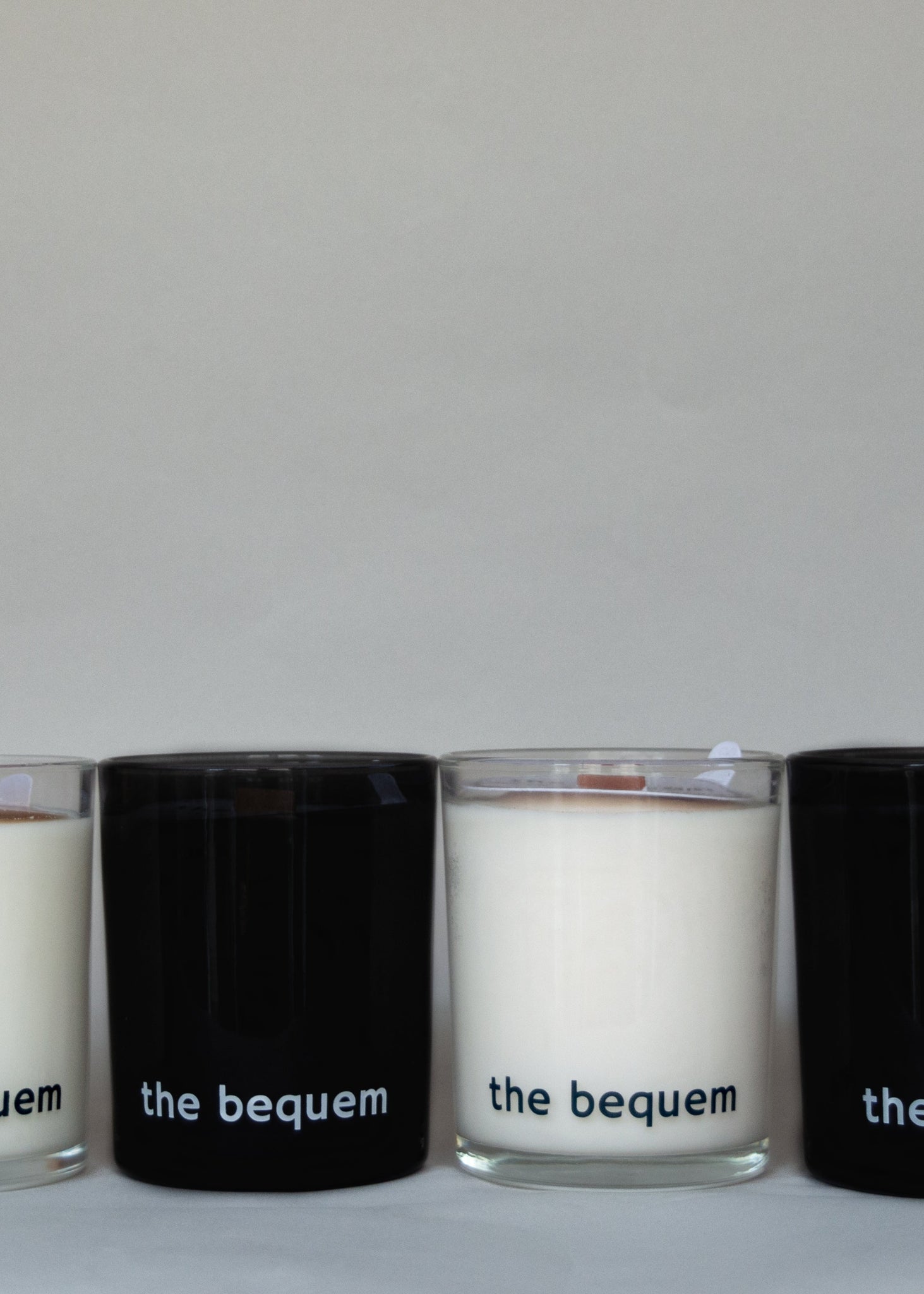 BLACK & WHITE Classic Candles Set
